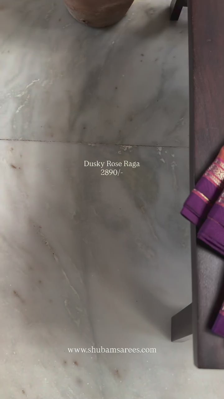 Dusky Rose Raga – Shubam Sarees