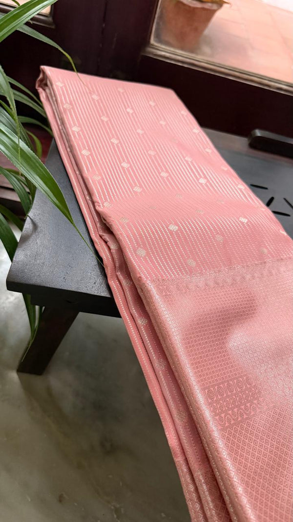 Soft Peach Kanjivaram Stories