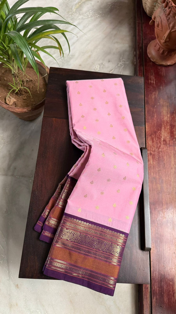 Dusky Rose Raga – Shubam Sarees
