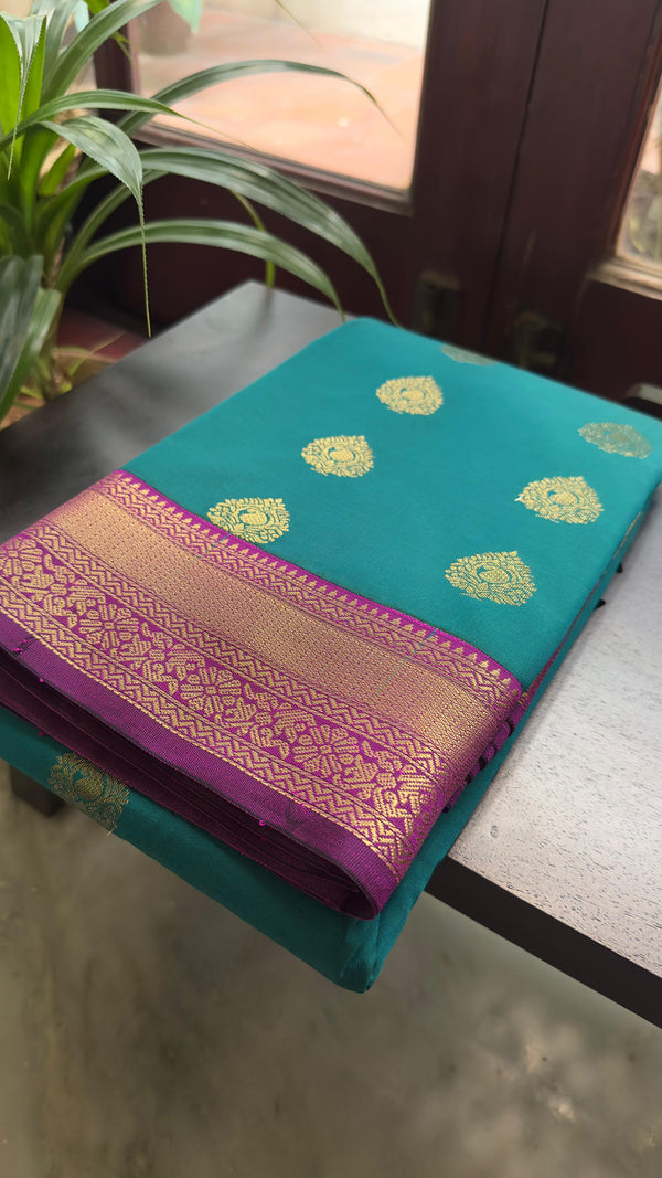 Peacock Korvai Kajivaram
