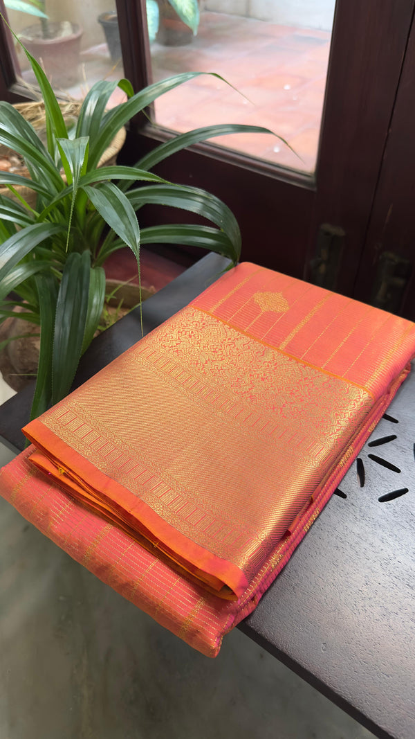 Apricot Kanjivaram