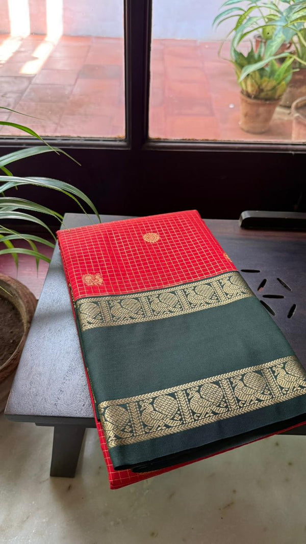 Chilli Mayil Kanjivaram